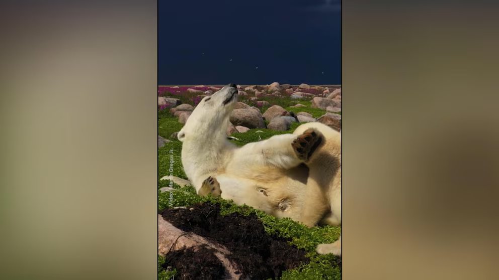 WATCH:  Nat Geo's 'Moment on the Earth' features polar bear mom and cub
