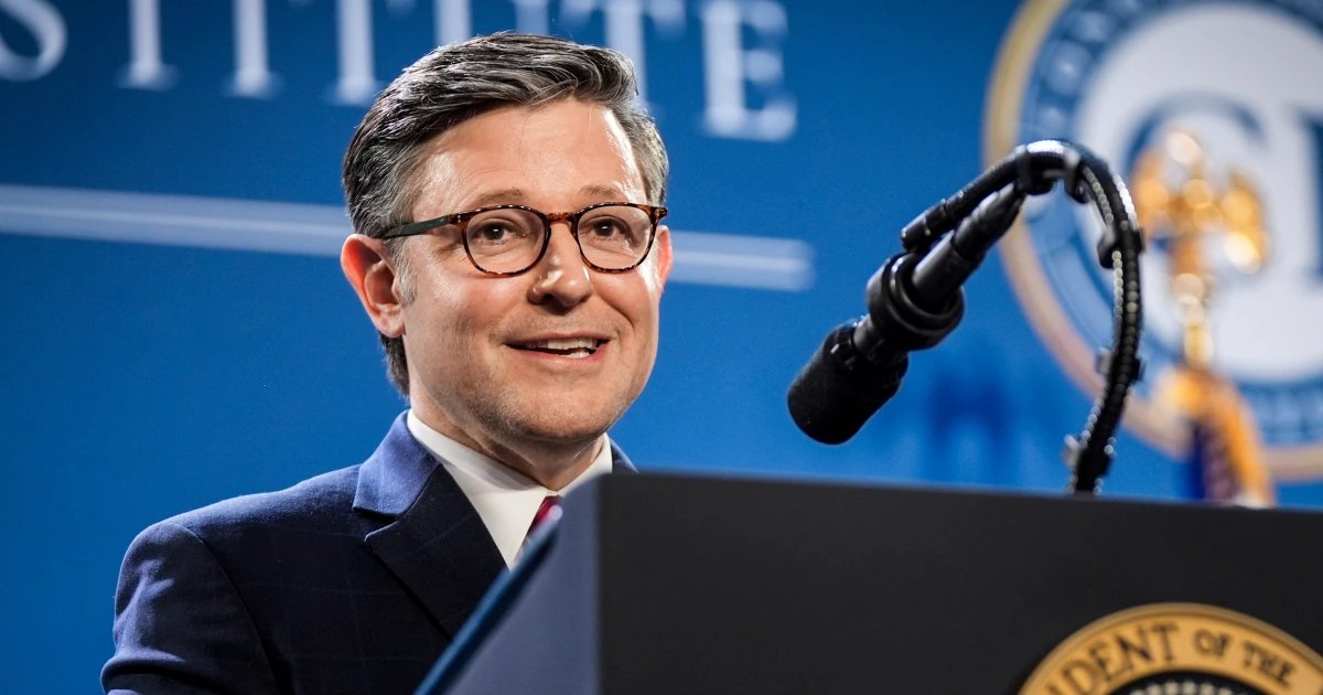 Republican Speaker Mike Johnson says he doesn’t support nation-building in Iran