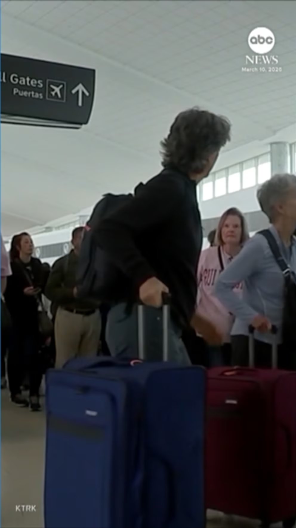 Video Long security lines amid TSA staffing shortages, partial government shutdown