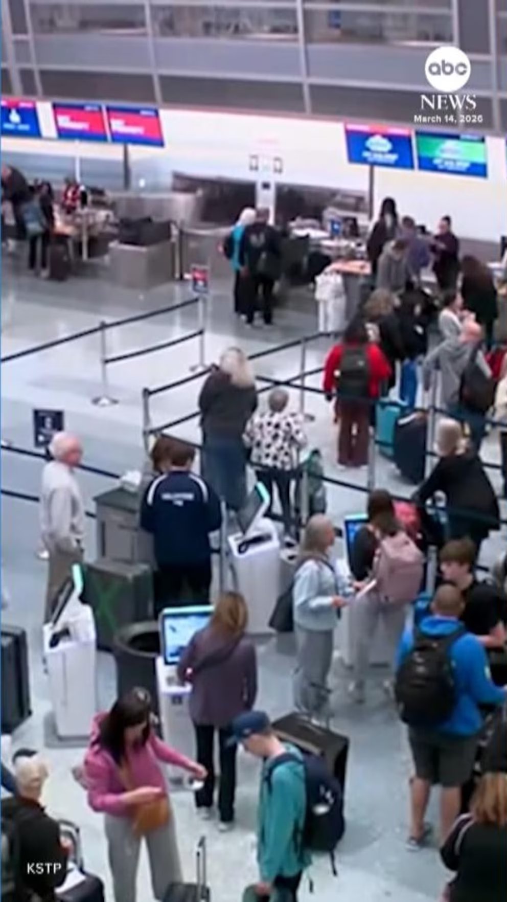 WATCH:  TSA strained amid spring break travel