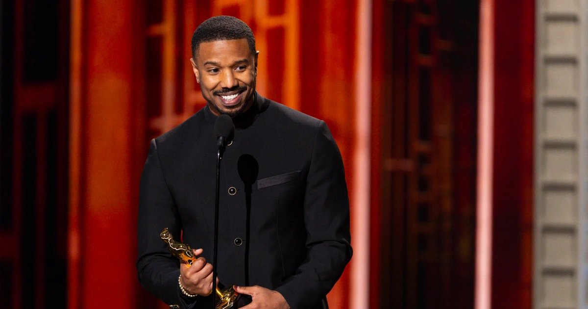 ‘Sinners’ star Michael B. Jordan gets first Oscar win for best actor in competitive category