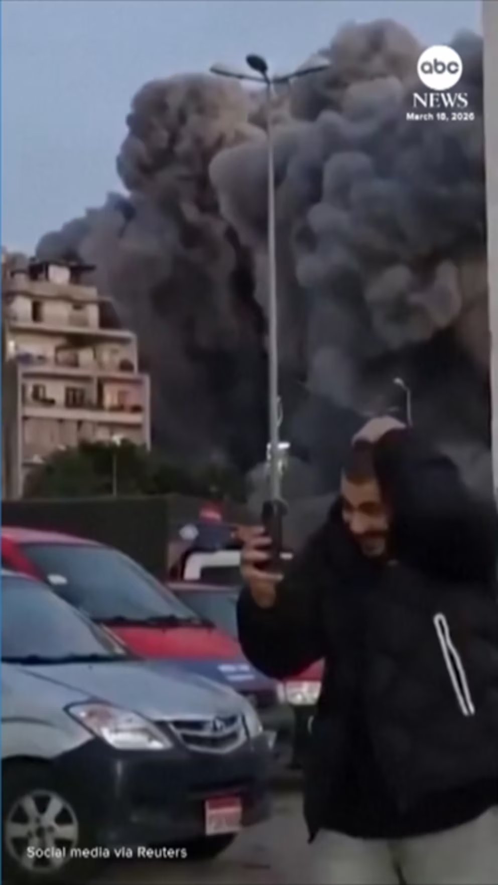 WATCH:  Beirut building levelled by Israeli strike