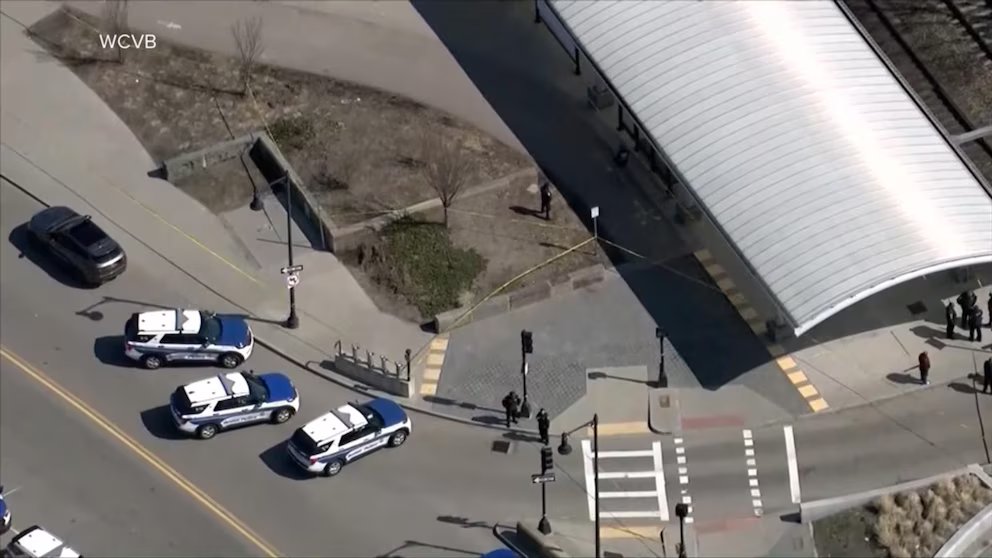 WATCH:  Police: Man wielding a butcher knife at a Boston transit station arrested