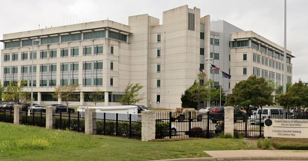 Texas man arrested after allegedly throwing bucket of possible human remains toward FBI field office