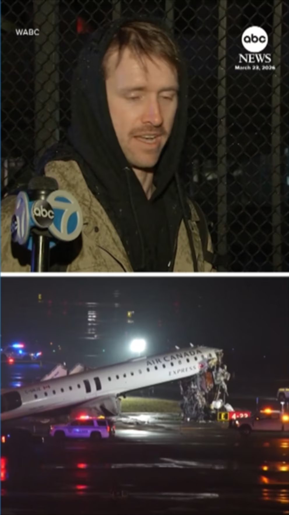 WATCH:  Airline passengers describe moment of collision at LaGuardia Airport