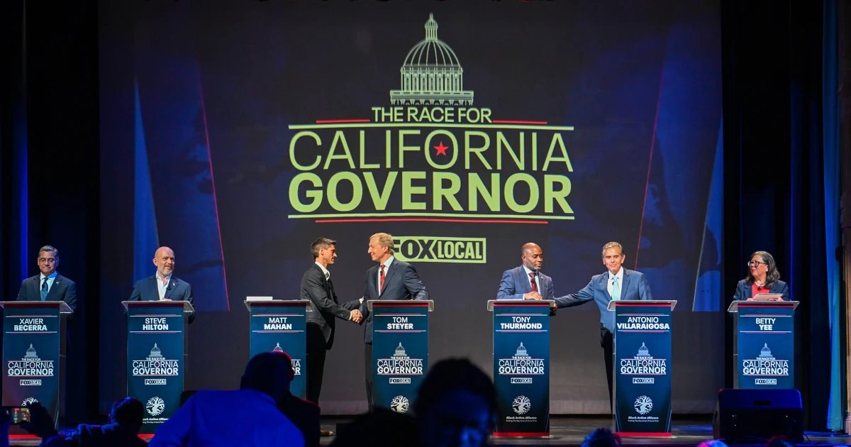 California governor debate canceled after criticism of criteria that excluded candidates of color