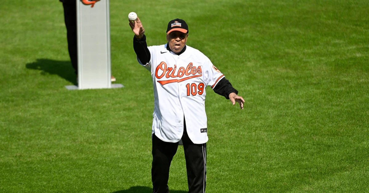 109-year-old veteran kicks off Orioles’ season with Opening Day pitch