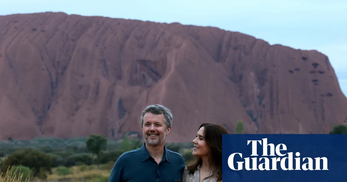 Danish royals Frederik and Mary begin six-day Australia tour with visit to rain-soaked red centre | Australia news
