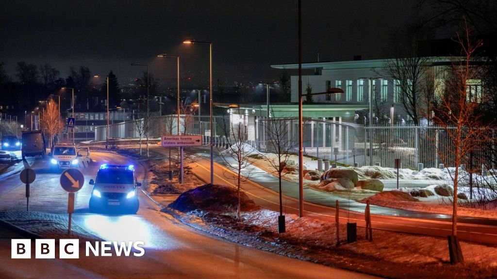 Explosion reported outside US embassy in Oslo, police say