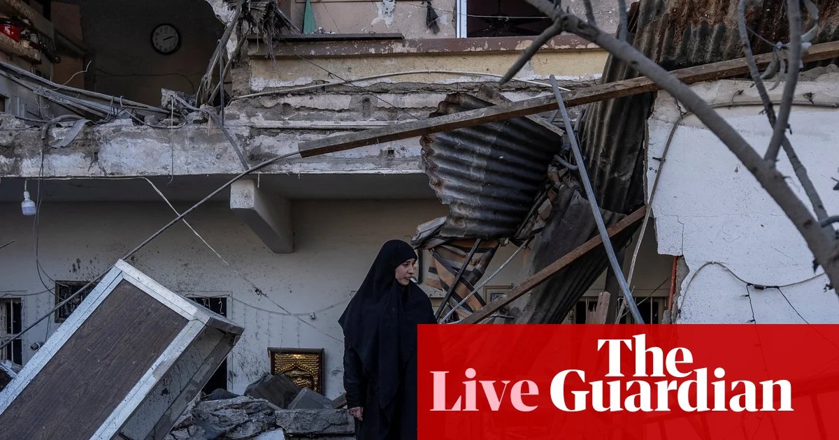 Middle East crisis live: Iran launches strikes on US bases in Gulf; oil prices drop after Trump ‘peace plan’ report | Iran