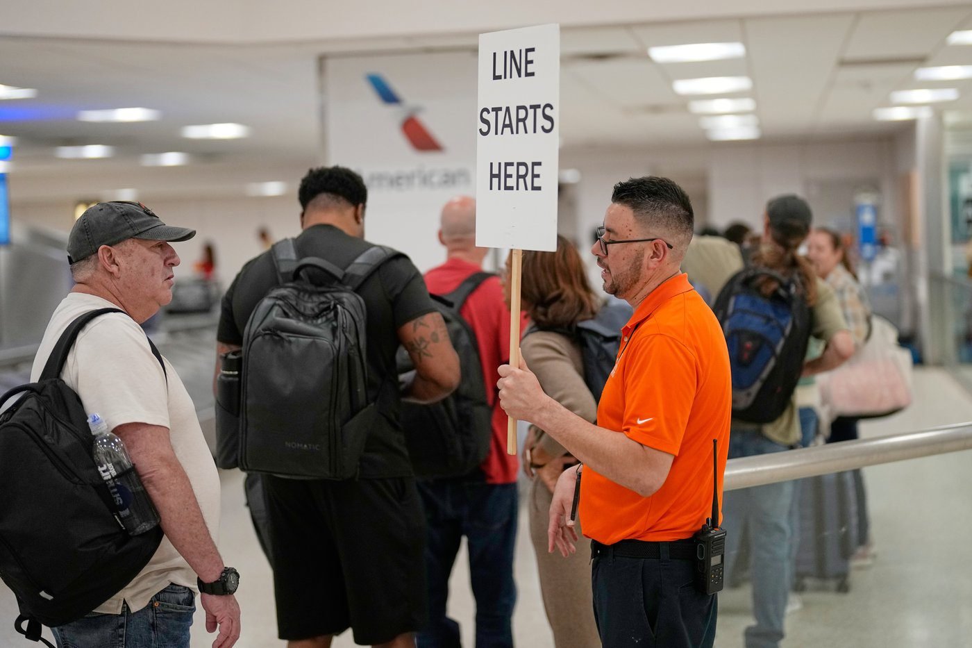 Houston airport has become a symbol for the shutdown’s impacts on air travel