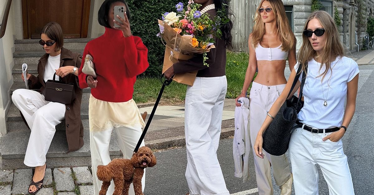 5 of the Best White Denim Outfits for Spring 2026