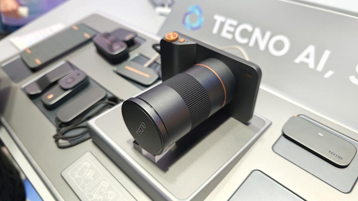 At MWC, Tecno’s super-thin modular concept phone doesn’t even have a wired charging port