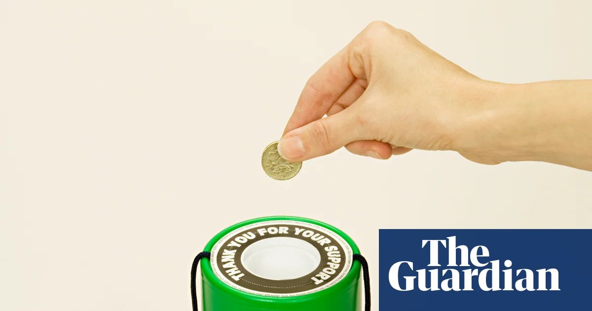 Fewer Britons giving to charity, study says, with donations down by £1.4bn | Charities