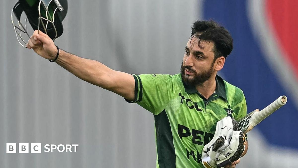 Salman Agha: Pakistan batsman reprimanded after controversial run-out against Bangladesh