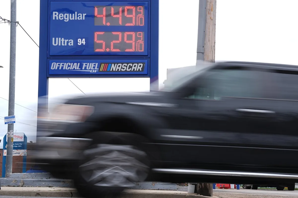 Gas prices soar past $4 on average for a gallon of regular in the US, the highest since 2022