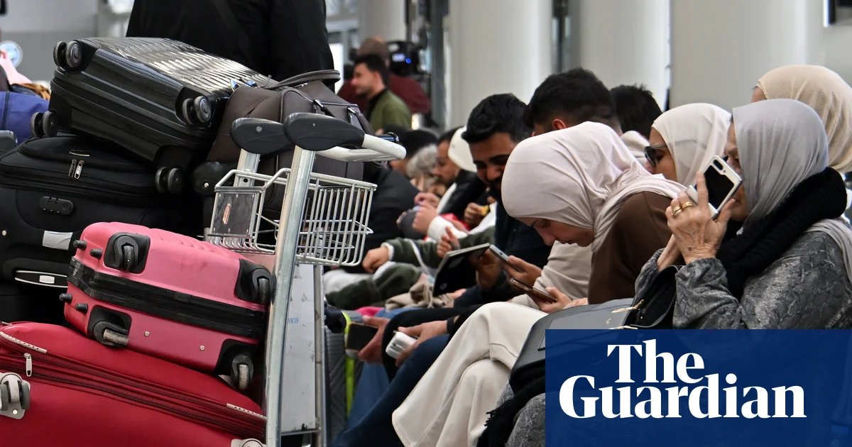 Hundreds of thousands of travellers stranded or diverted by airspace closures in Middle East | US-Israel war on Iran