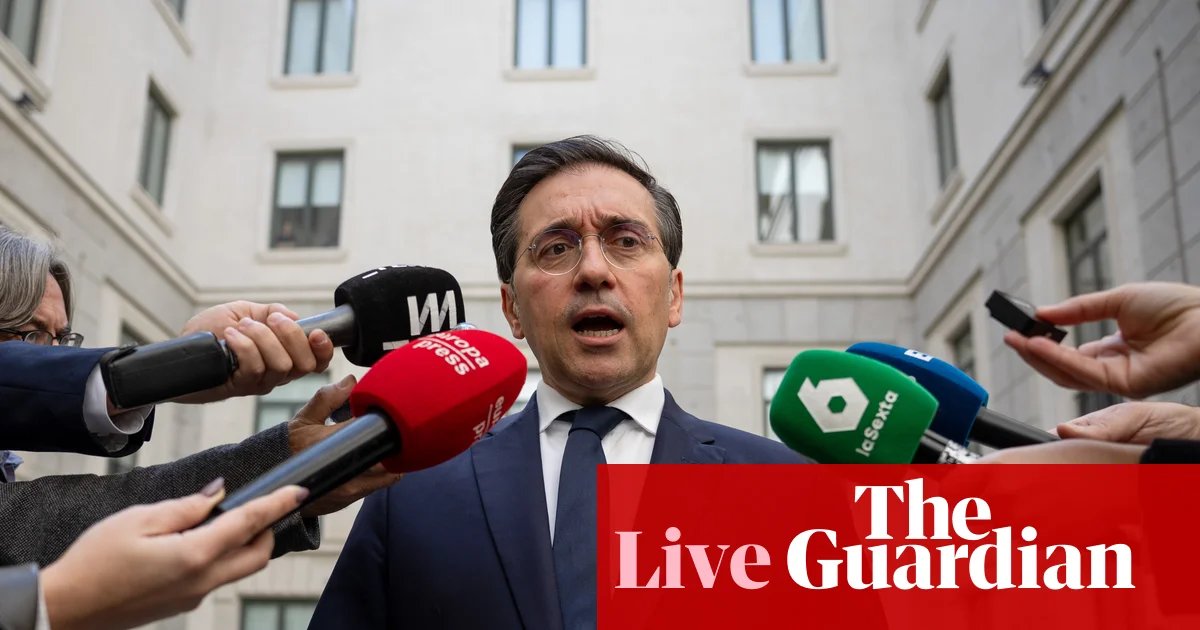 Spain rejects White House comments that it now backs US-Israel war on Iran – Europe live | World news