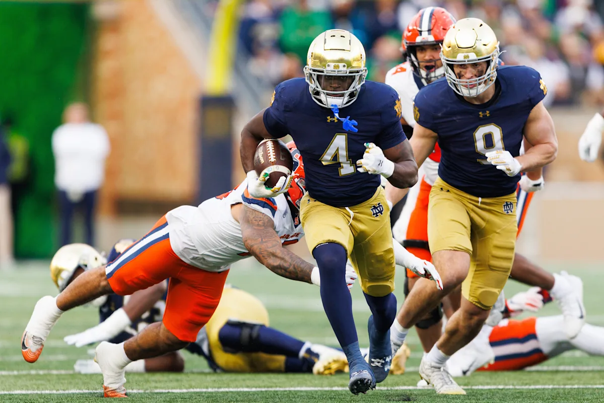 Tennessee Titans trade up for Jeremiyah Love in latest PFF mock draft