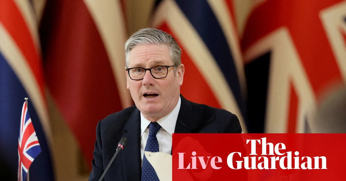 Starmer says Iran and Ukraine wars could reshape global order and ‘define us for a generation’ – UK politics live | Politics