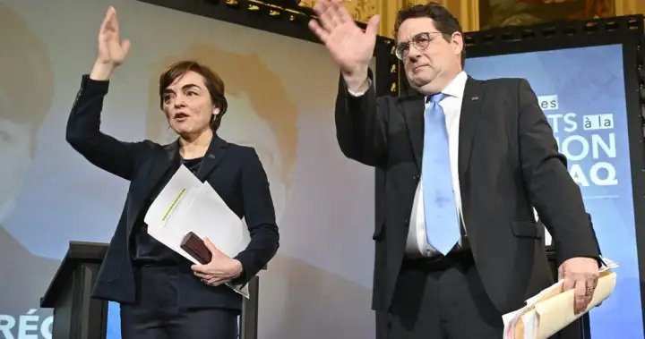 Drainville, Fréchette square off in second Coalition Avenir Québec leadership debate – National