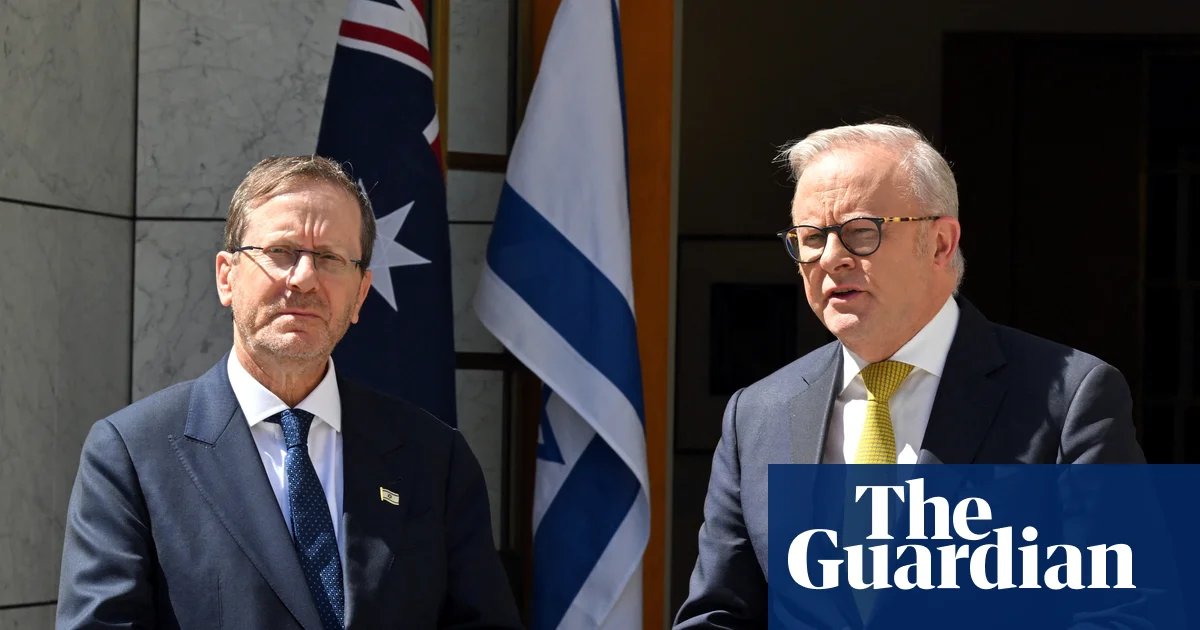 Isaac Herzog held secret meeting with Asio boss during Australia trip, intelligence agency confirms | Australian security and counter-terrorism