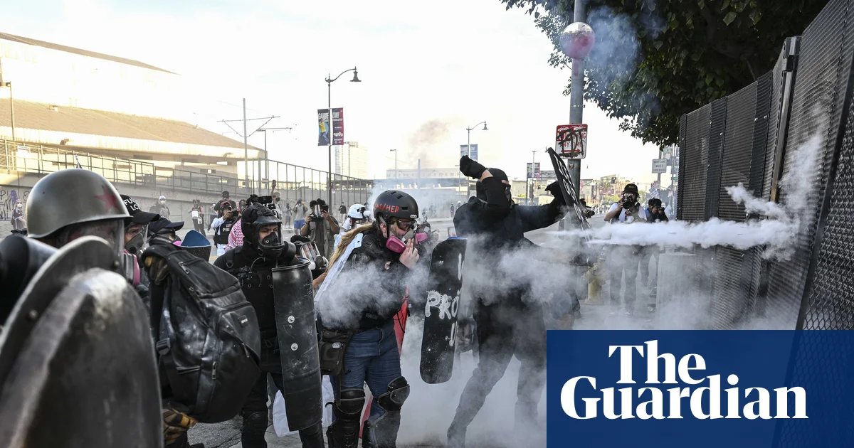 Dozens of No Kings protesters arrested in Los Angeles after clash with police | Los Angeles