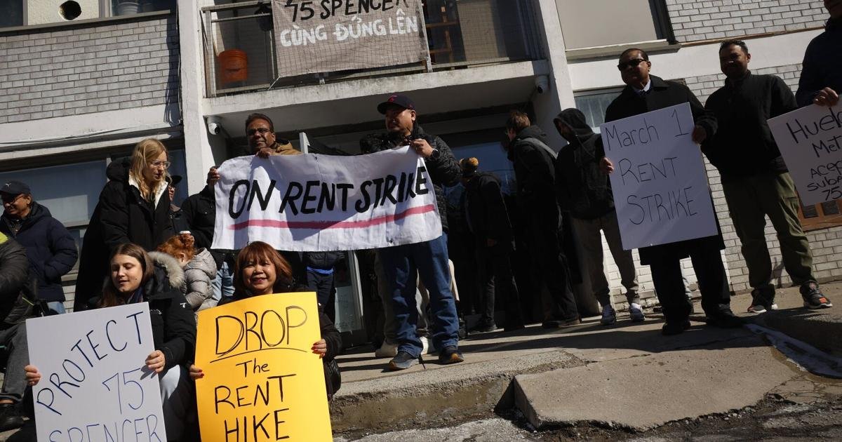 Another rent strike launched in Parkdale as neighbours join fight out of fear hikes will spread