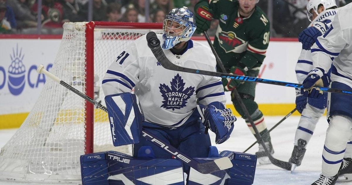 Groulx scores twice as Maple Leafs hold on to beat the Wild 4-2
