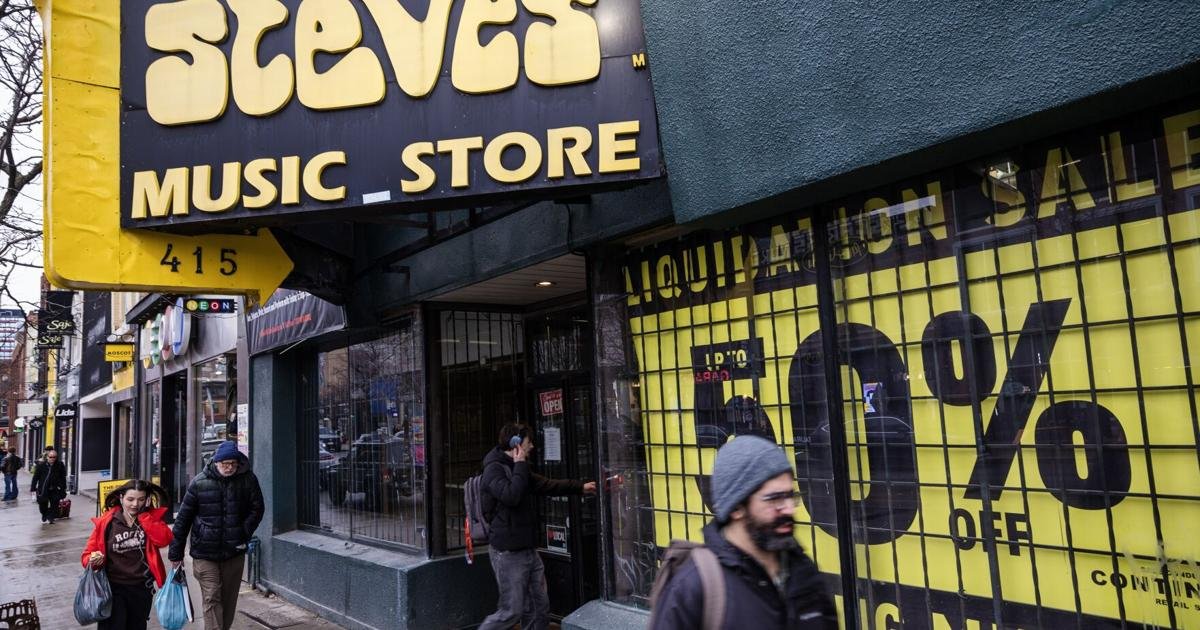 Steve’s Music Store will permanently close its Toronto doors on Sunday