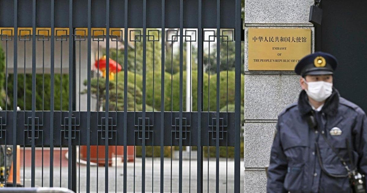 China protests to Japan over alleged break-in at its embassy in Tokyo