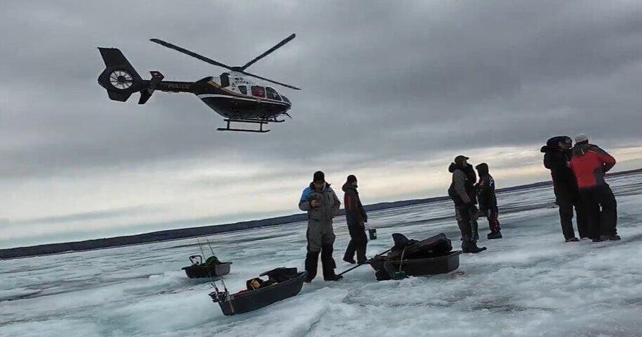 Fishermen saved from ice and frigid waters in Georgian Bay may face bill for rescue