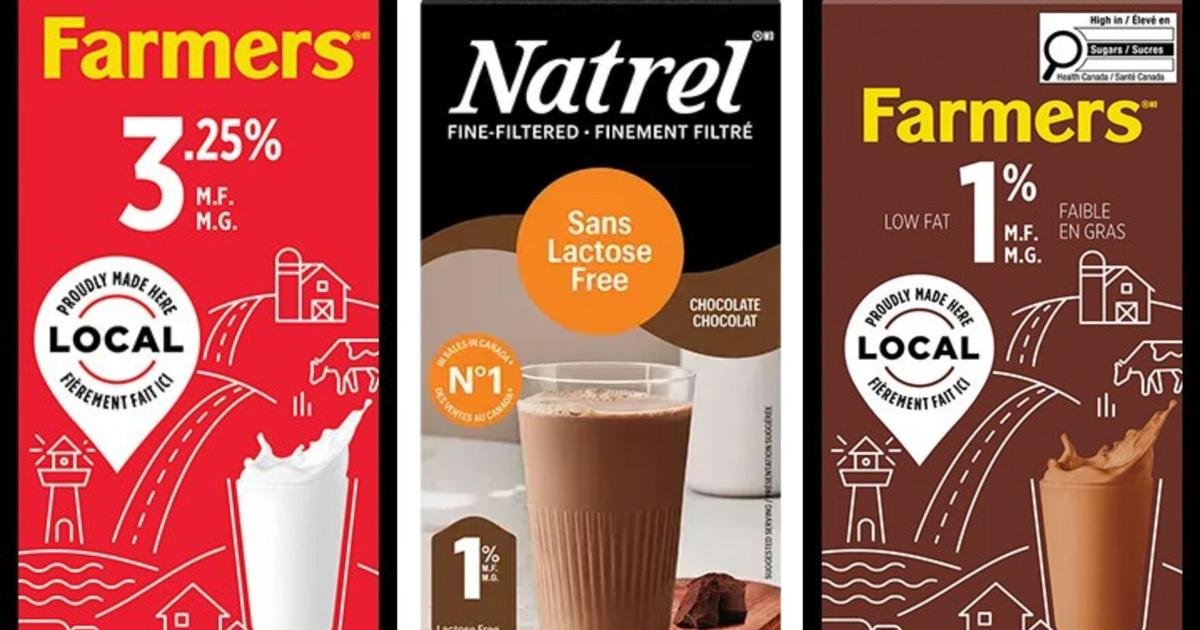 Natrel, Farmers and Québon milk recalled in Canada due to potential presence of glass pieces
