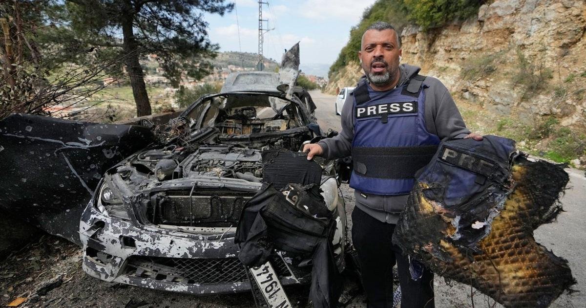 Israeli airstrike in southern Lebanon kills 3 journalists covering the war