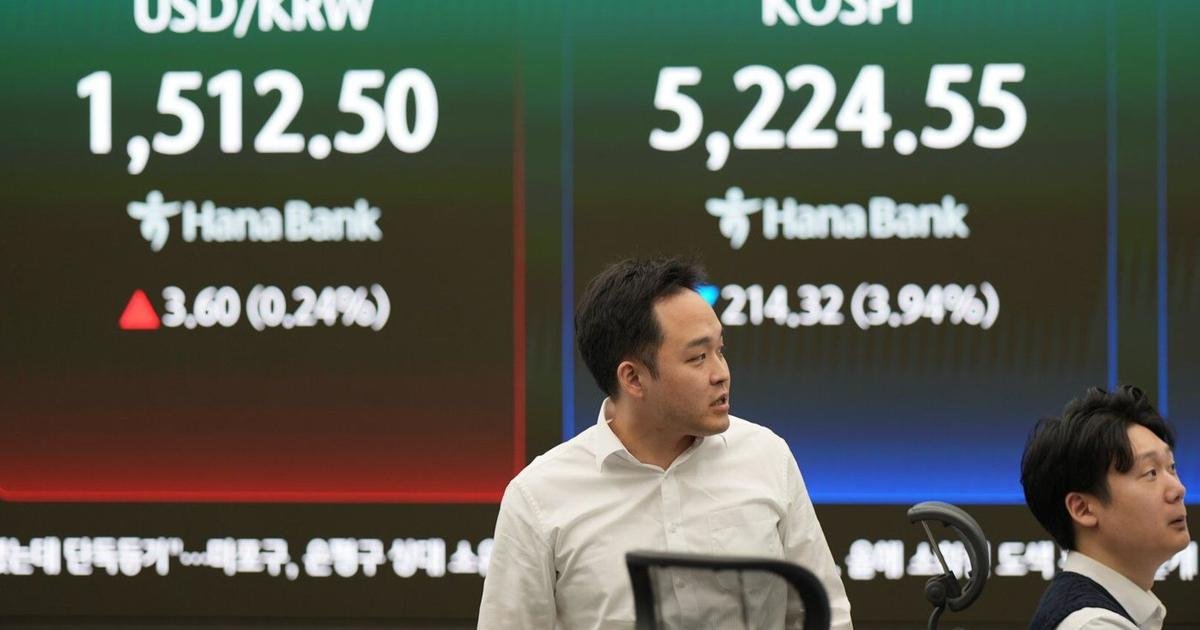 Asian shares decline as oil prices soar amid the war in Iran, echoing last week's Wall Street drop