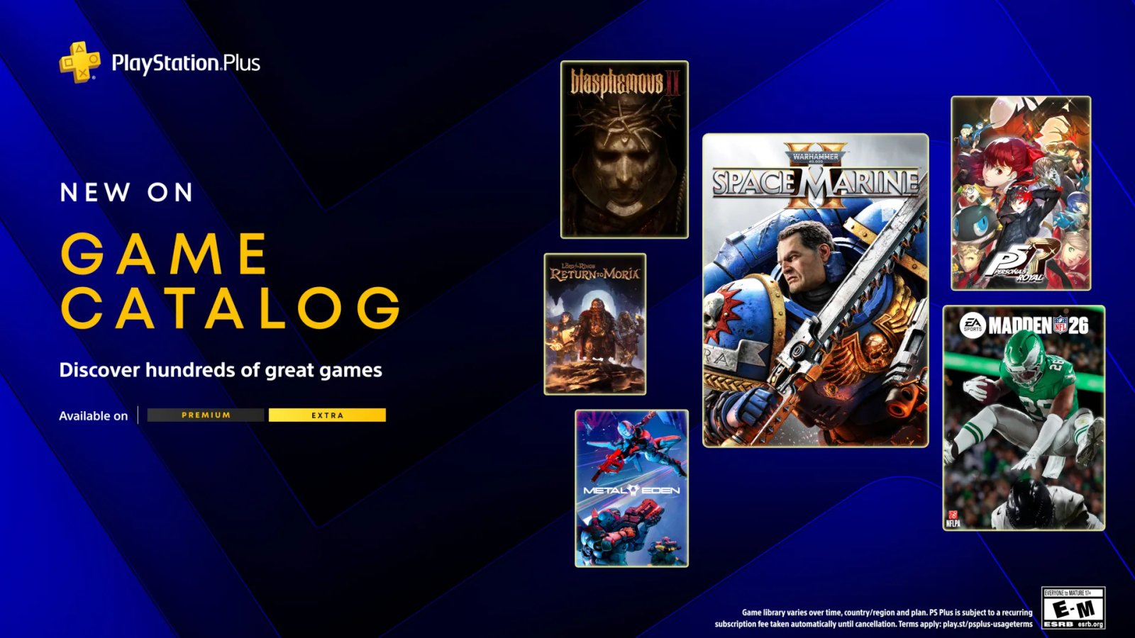 Space Marine 2, EA Sports Madden NFL 26, Persona 5 Royal, Blasphemous 2 and more – PlayStation.Blog
