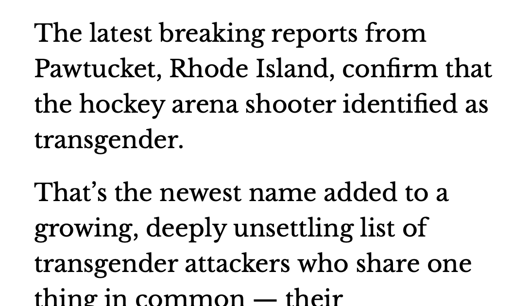 About Those “Violent” Trans People