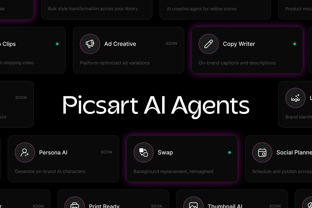 Picsart now allows creators to ‘hire’ AI assistants through agent marketplace