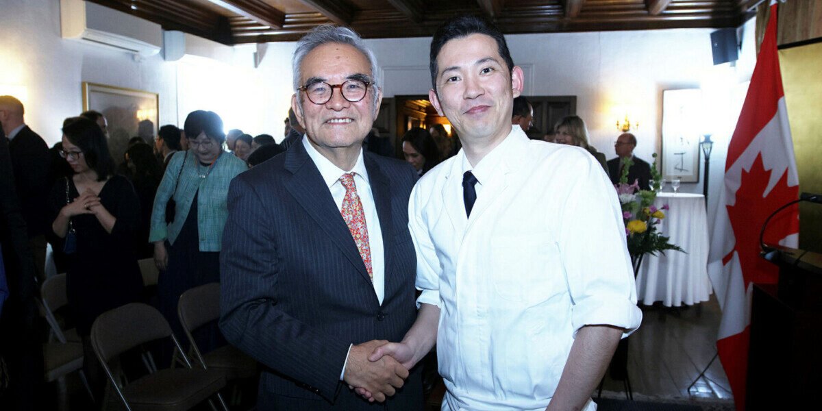 Japanese Ambassador Yamanouchi plays Piano Man sayonara for Chef Shima – The Hill Times