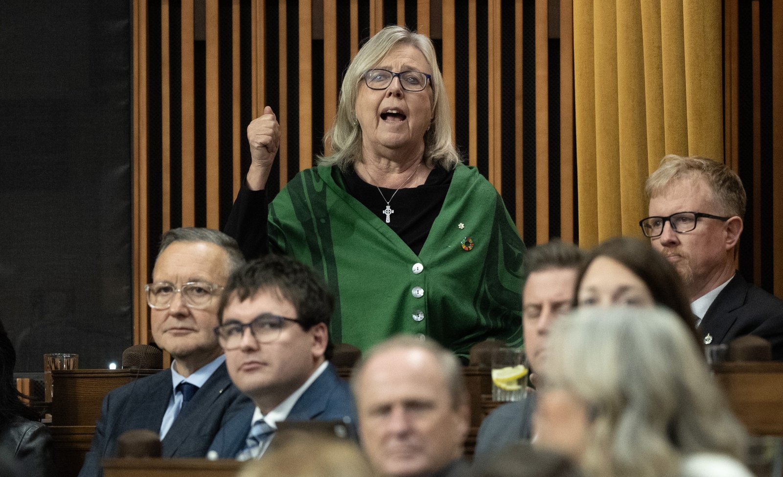 May says MPs should be ashamed for opposing Senate changes to Bill C-4