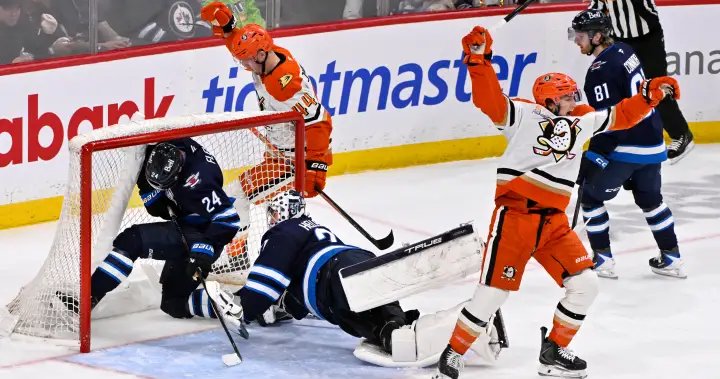 Winnipeg Jets listless in 4-1 loss to Anaheim – Winnipeg