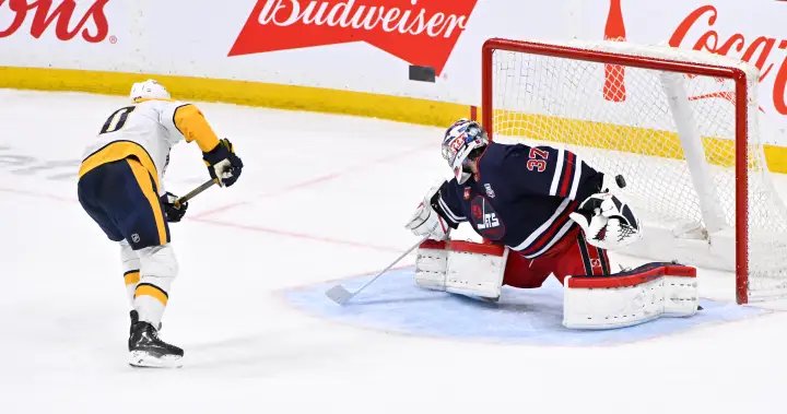 Winnipeg Jets rally late before falling to Nashville 4-3 in shootout – Winnipeg