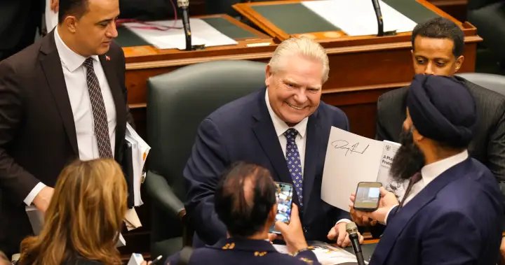 Cost of Premier Doug Ford’s top staff grew by 11% in 2025