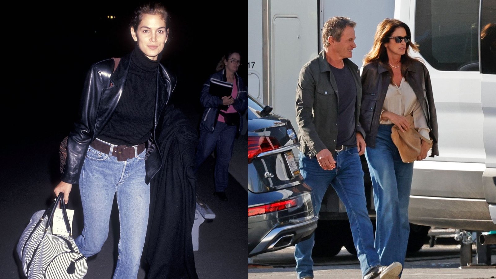Cindy Crawford Just Re-Created Her Iconic ’90s Model-Off-Duty Look