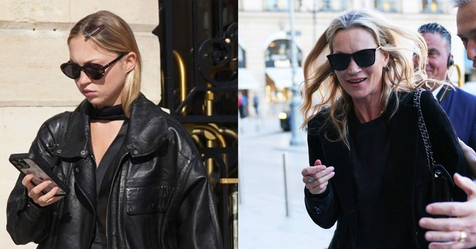 The Chicest Color Duo to Wear in Paris, Spotted on Kate Moss