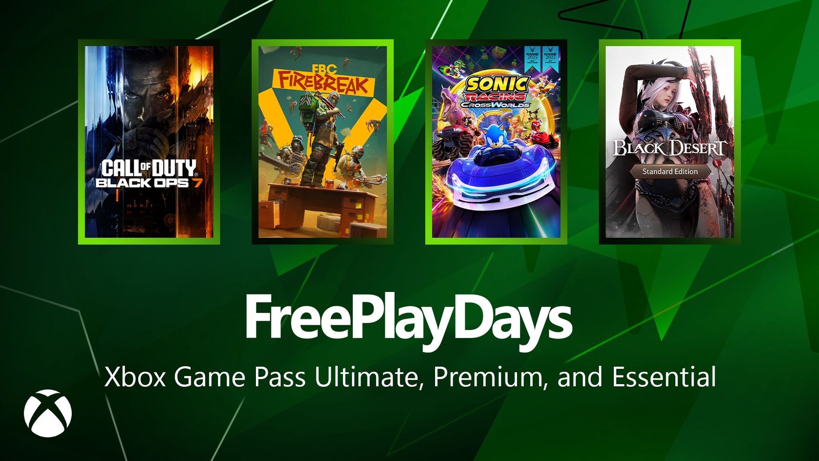 Free Play Days – Call of Duty Black Ops 7, Sonic Racing: CrossWorlds, FBC: Firebreak and Black Desert