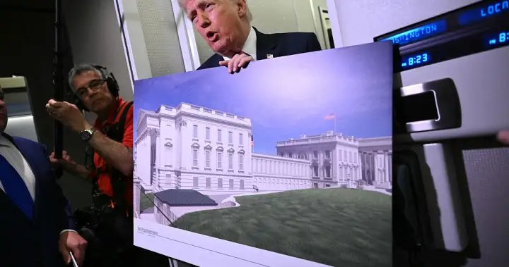 Trump says ‘massive’ military complex being built under White House ballroom – National