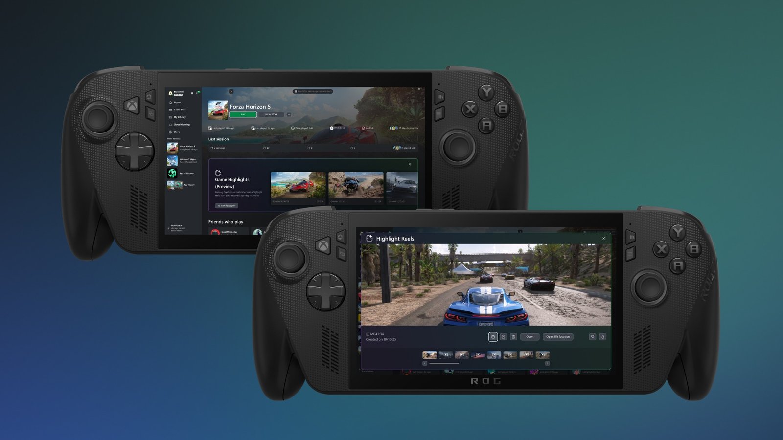 Xbox Insiders: Try Highlight Reels on the ROG Xbox Ally X Starting Today!