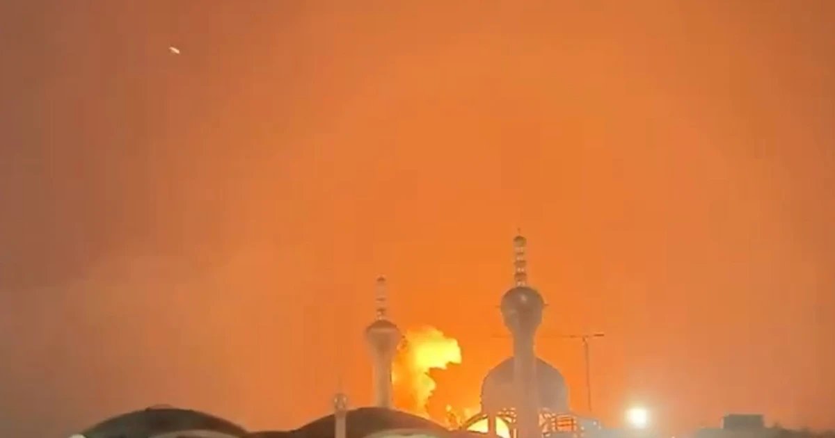 Video shows fire and explosions in Isfahan, Iran, as the conflict continues