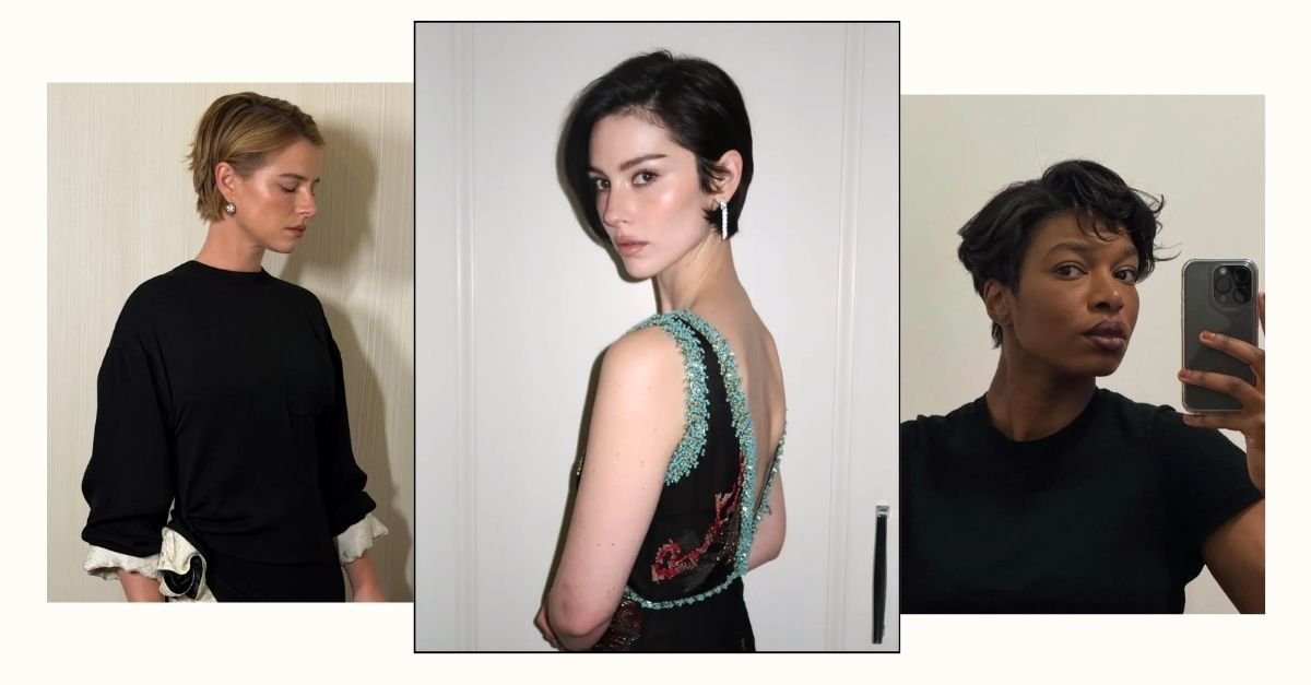 The Tucked Pixie Is Taking Over the Bob This Spring